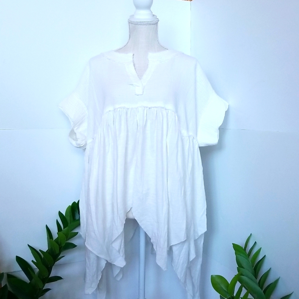 Free People Gauze Top